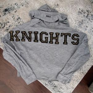 PINK UCF Knights cropped zip hoodie
